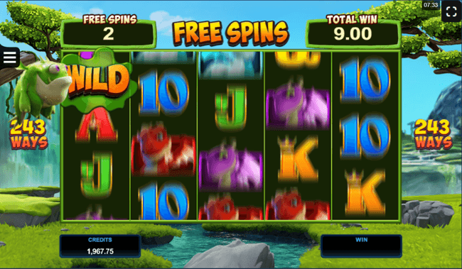 Dragonz gobble free spins