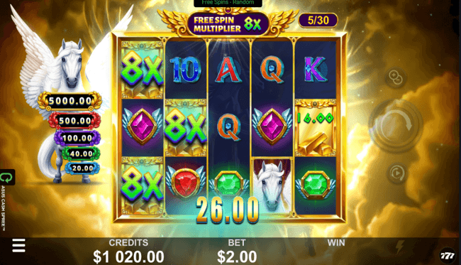 PegasusCS free spins