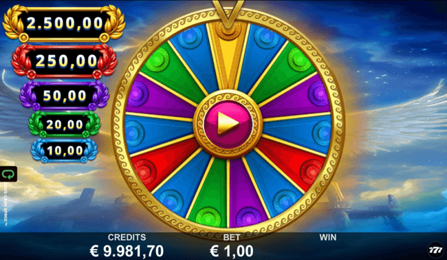 PegasusCS jackpot wheel