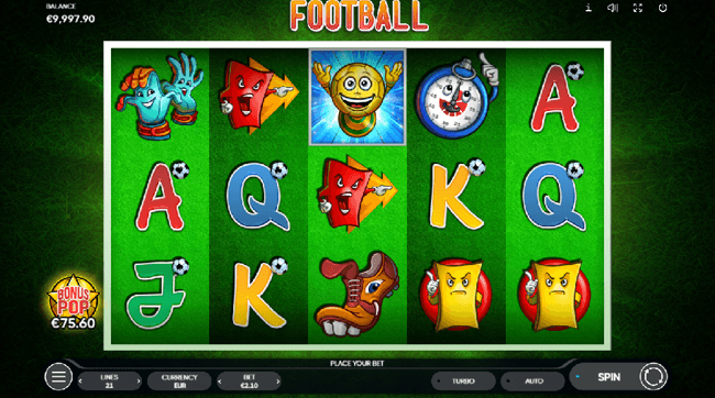 Football start screen