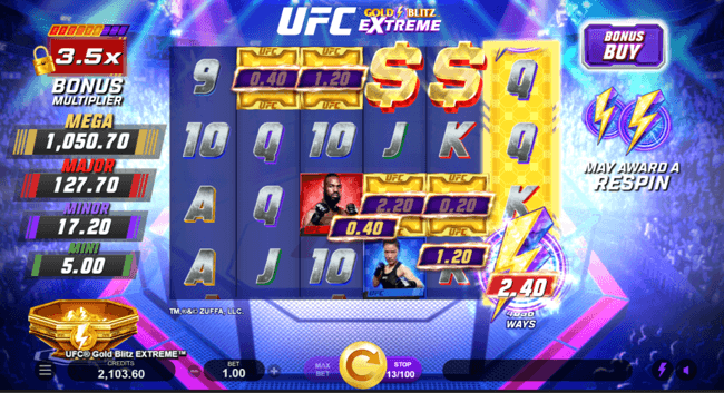 UFC Gold Blitz Extreme collect