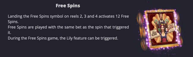 Great albini free spins