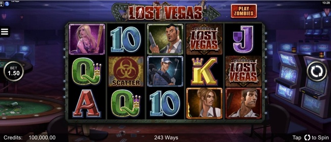 Lost vegas screen