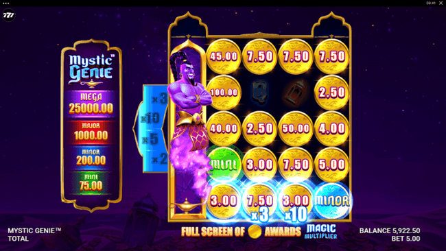 Mystic genie magic touch