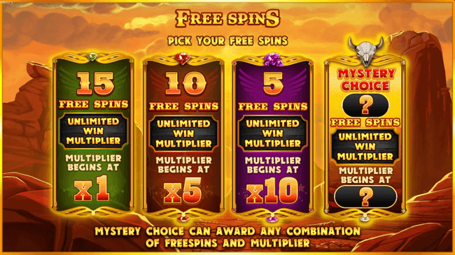 Buffalo Rising Megaways freespins