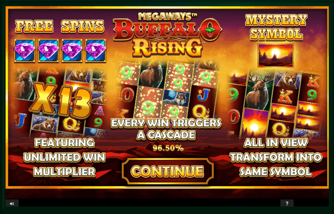 Buffalo R Mega free spins