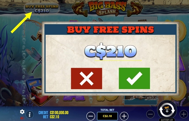 Bonus buy free spins