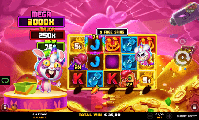 Bunny loot free spins