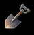 Gold rising shovel