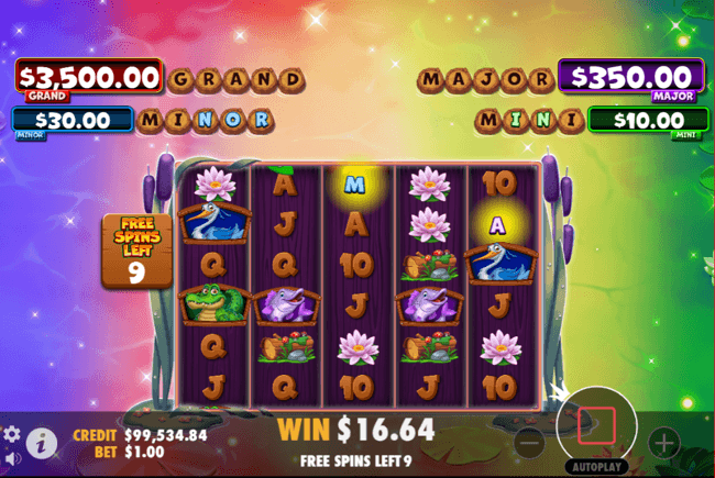 Tiny Toads super free spins